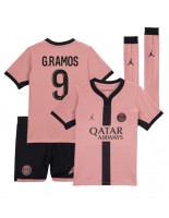 Paris Saint-Germain Goncalo Ramos #9 Alternativní dres pro děti 2024-25 Krátký Rukáv (+ trenýrky)